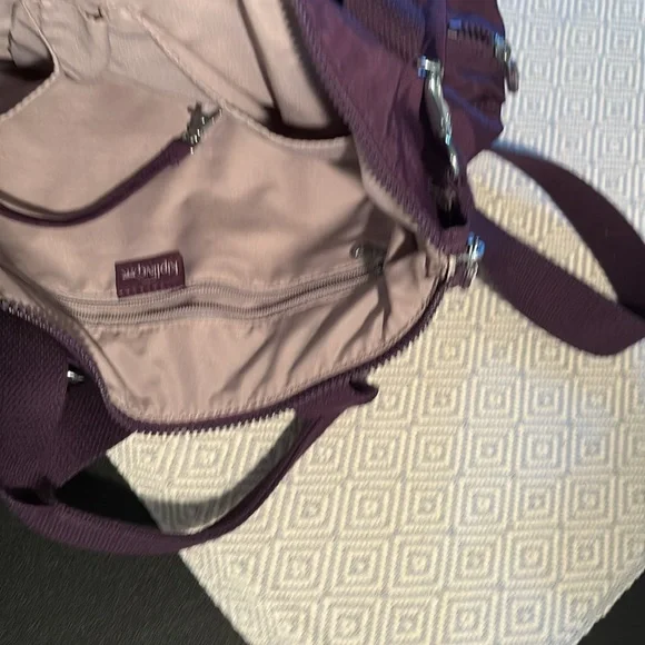 Kipling purple/plum Tote Bag with Front Pocket - Picture 5 of 10